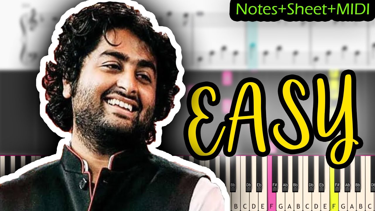 Muskurane Ki Wajah - Citylight (2014) - EASY Piano Tutorial - Notes+Sheet+MIDI