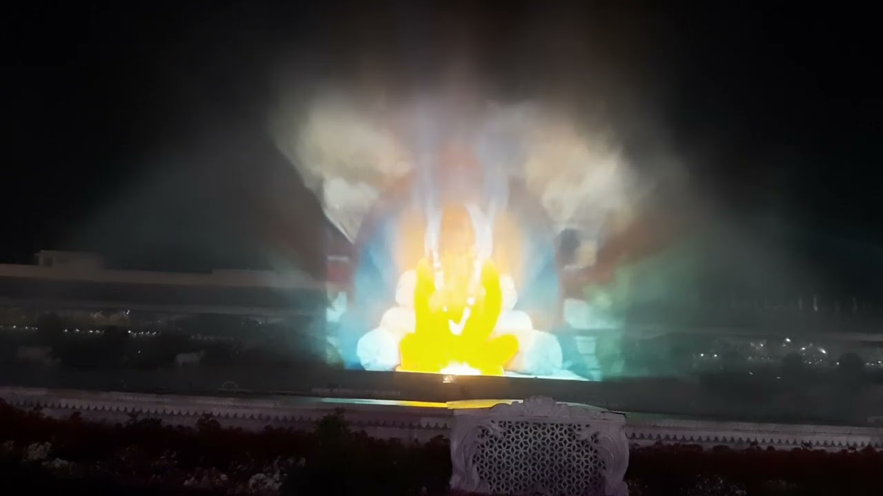Prem Mandir water show || Prem Mandir Vrindavan || Fountain show Prem Mandir ||