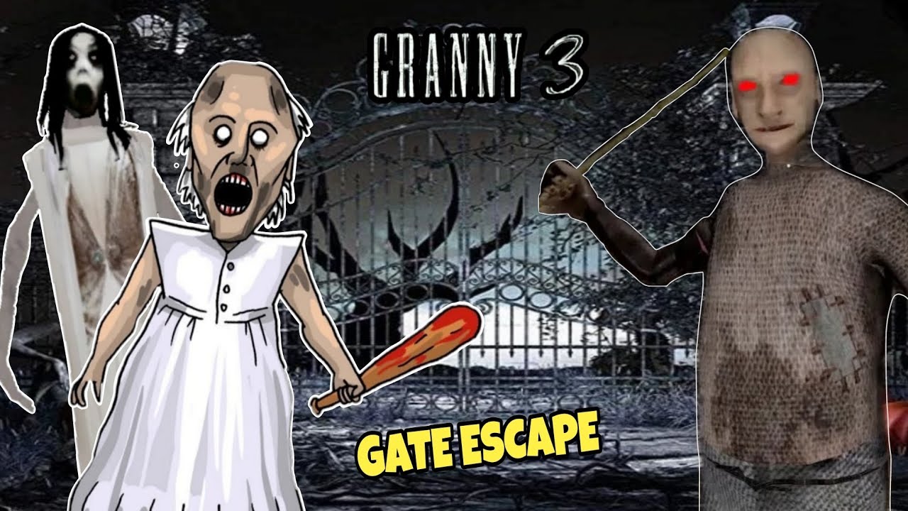 I Escaped From Granny Grandpa's House Through Main Gate | Granny 3 Gameplay In Malayalam #2
