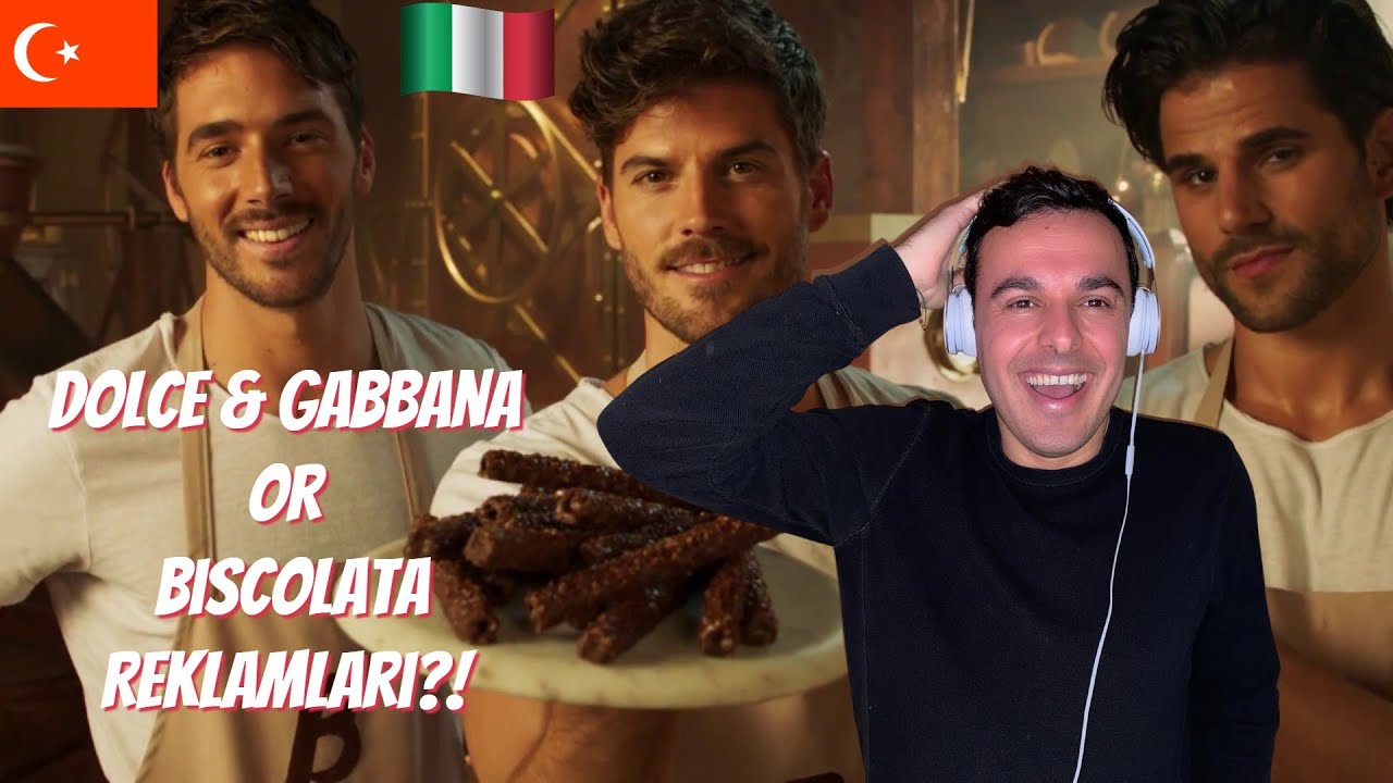 Italian Reaction To 🇹🇷 Biscolata Reklamları - HD