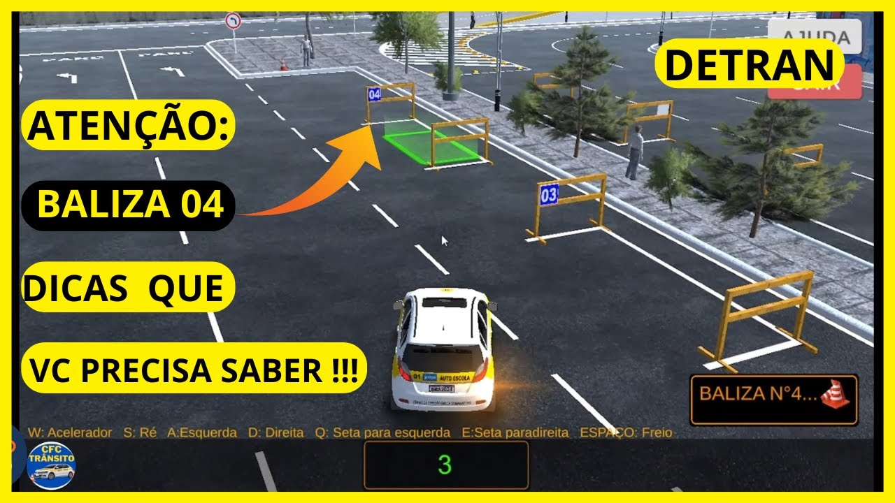 COMO FAZER A BALIZA NÚMERO 04 - EXAME DETRAN - MACEIÓ ALAGOAS -