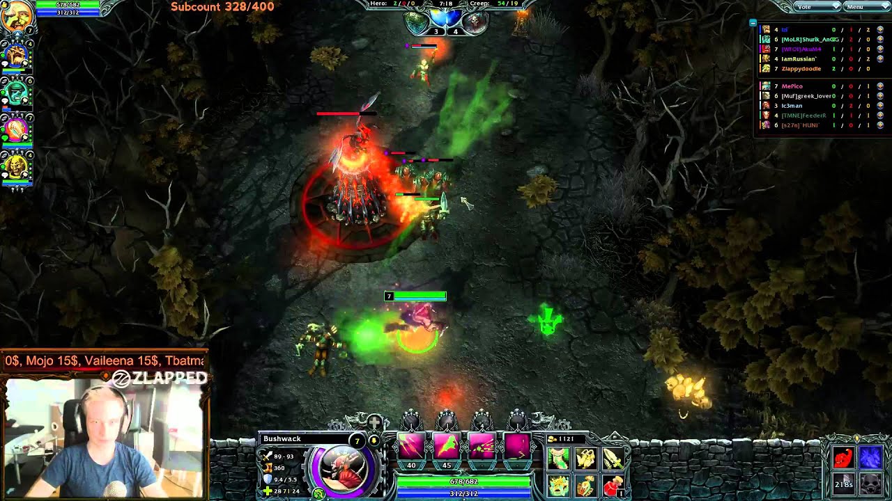[HoN]AR Solo Queue Game 71: Bushwack
