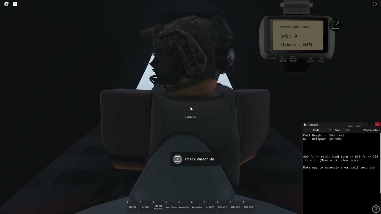 Fort Liberty SMU Military Free Fall Training | ROBLOX MILSIM (Not IRL)