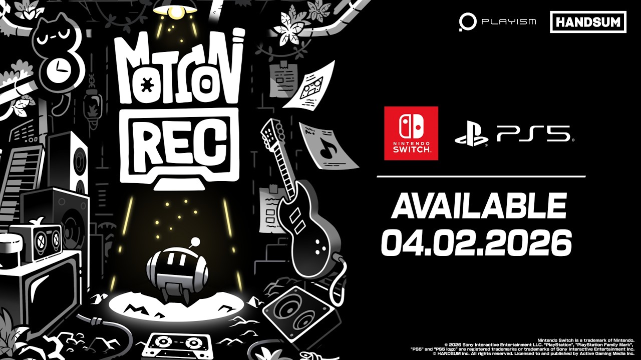 MotionRec – Release Date Announcement Trailer | Nintendo Switch / PlayStation®5