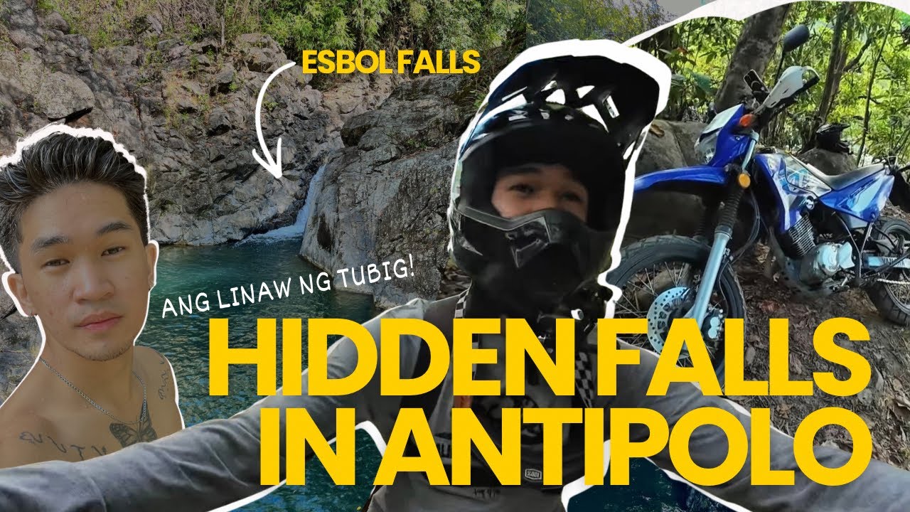Solo trail ride going to one of the HIDDEN FALLS in Antipolo, Rizal (ESBOL FALLS) || AnWheels XTZ125
