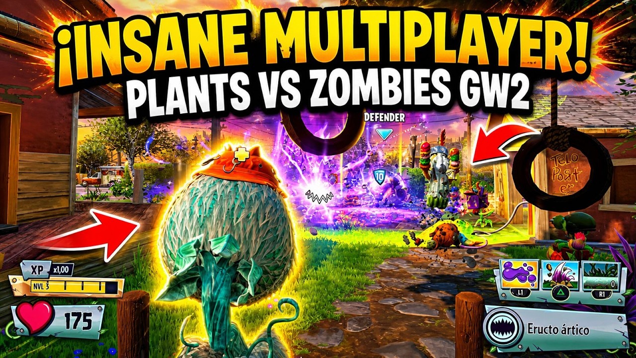 Plants vs Zombies GW2 Multiplayer Gameplay [PS5]