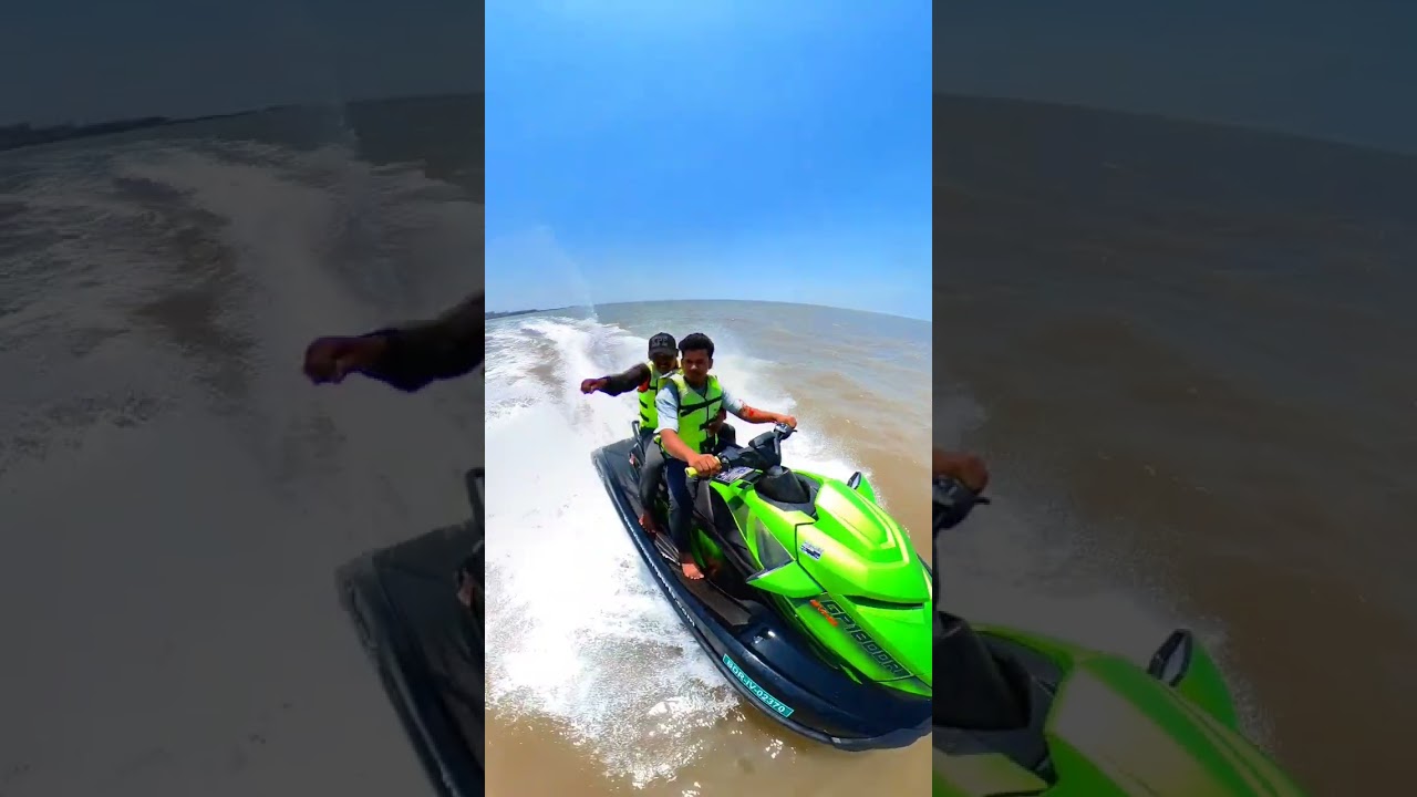 Jetske ride juhu beach 🏖️ Mumbai 
