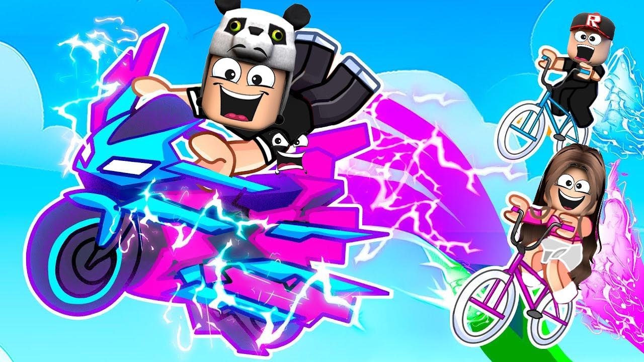GÜÇLÜ BİSİKLET YARIŞÇISI vs BİSİKLET AVCILARI! - Roblox