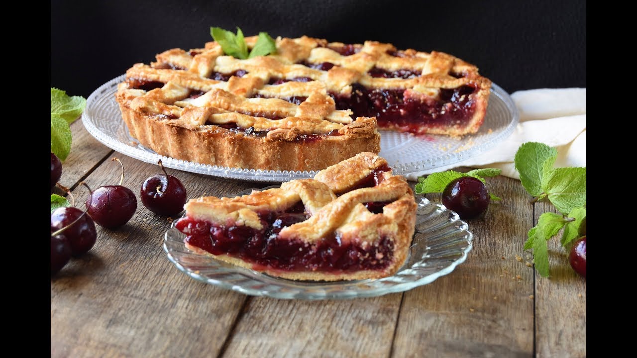 Tarta de cerezas casera... impresionante