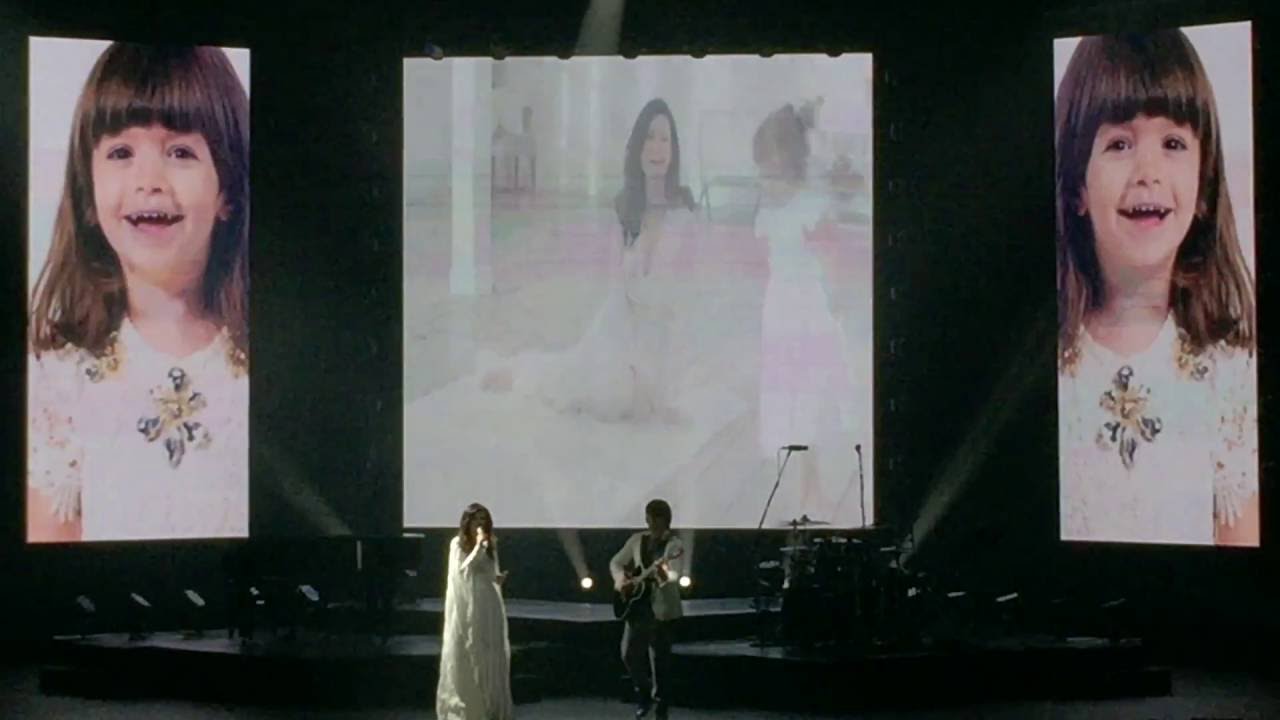 Homenagem de Laura Pausini à sua filha / show Citibank Hall 12/09/16