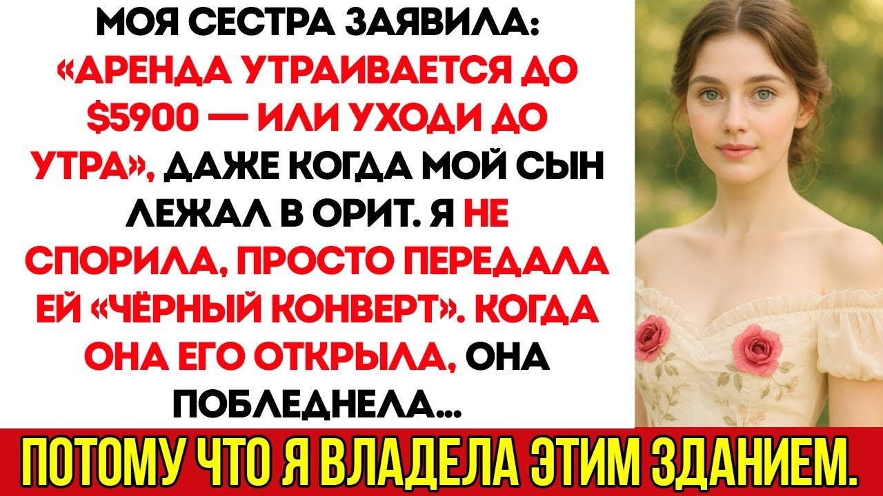 Моя Сестра Увеличила Мою Аренду Втрое — До 5 900 Долларов  Я Сохранила Спокойствие