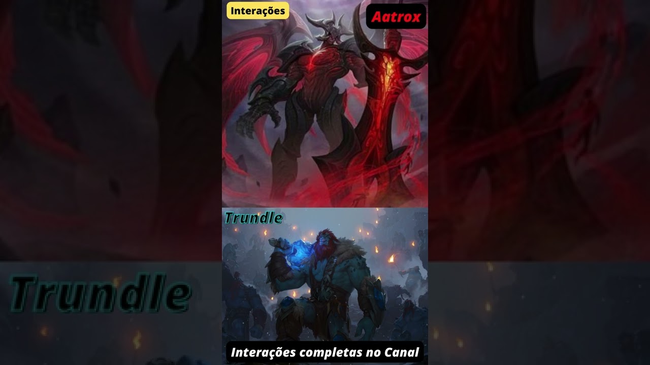 Intera&ccedil;&otilde;es #41 Aatrox 