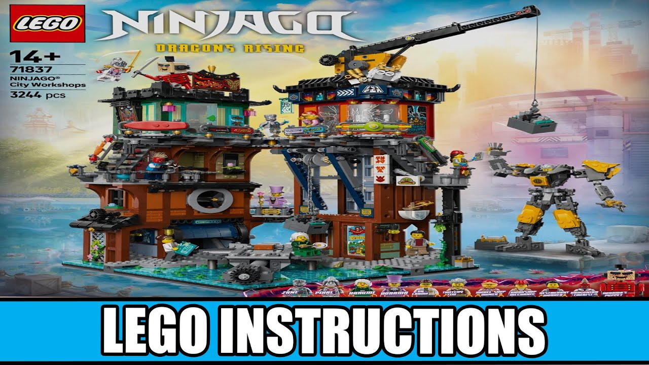 LEGO Instructions - Ninjago - 71837 - NINJAGO City Workshops - Dragons Rising Season 3