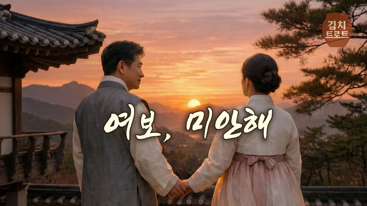 🍂 여보, 미안해... | 못난 남편의 고백 | 조항조 감성, 김치트로트 🎤