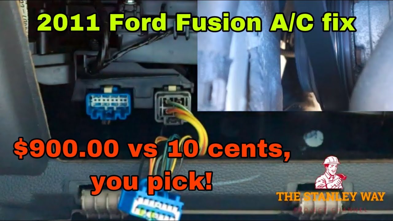 **Save $900** Easy 2006-2012 Ford Fusion Air Conditioner Fix!