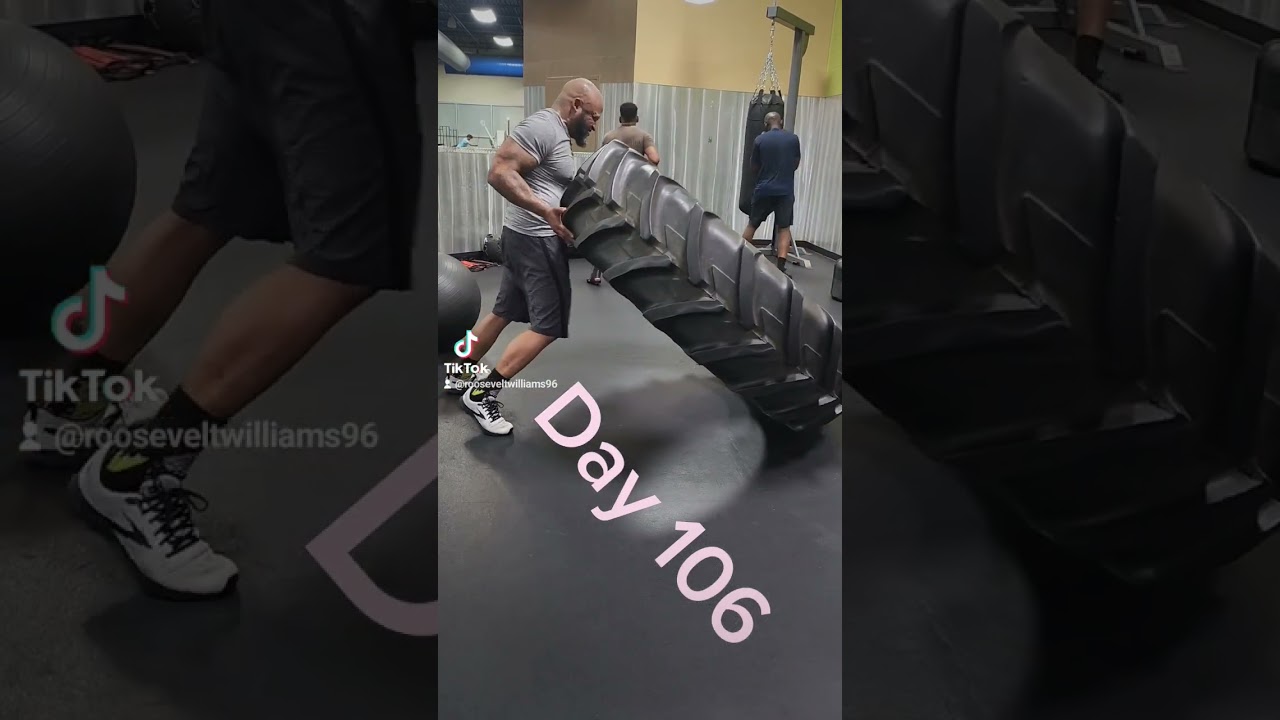 How to do a tire flip! This is a big tire! #workout #fitness #arms #functionalfitness  #core