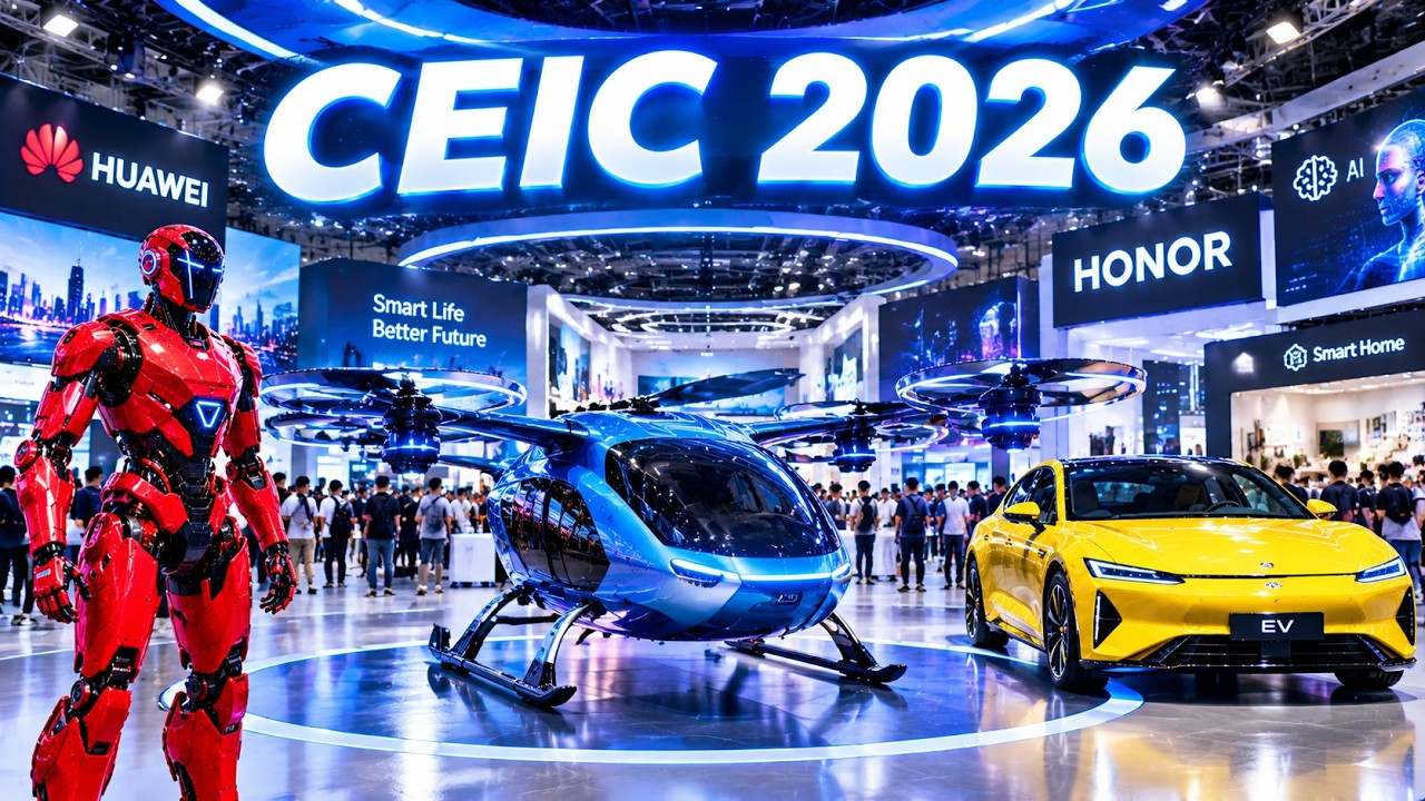 INSIDE China&rsquo;s Next-Gen Tech Expo! AI Robots, Flying Cars, EVs & More
