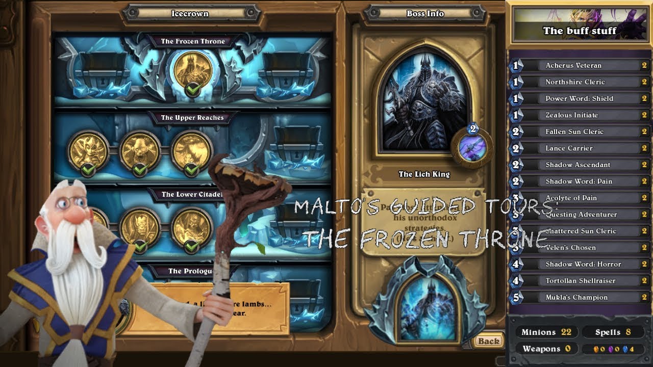 The Frozen Throne: Malto's Priest deck VS Lich King