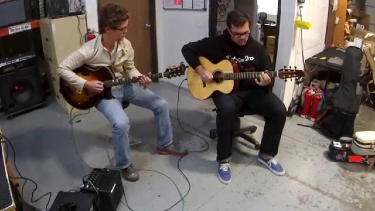 John Storie and Will Brahm duet through The Bud amp by Henriksen