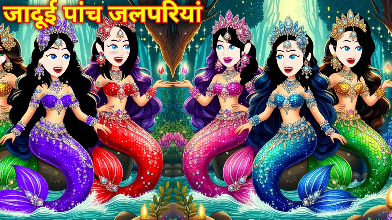 Jadui Kahani | पांच जादूई जलपरियां और जादूगरनी का कहर | Hindi Kahani | Pari Ki Kahani