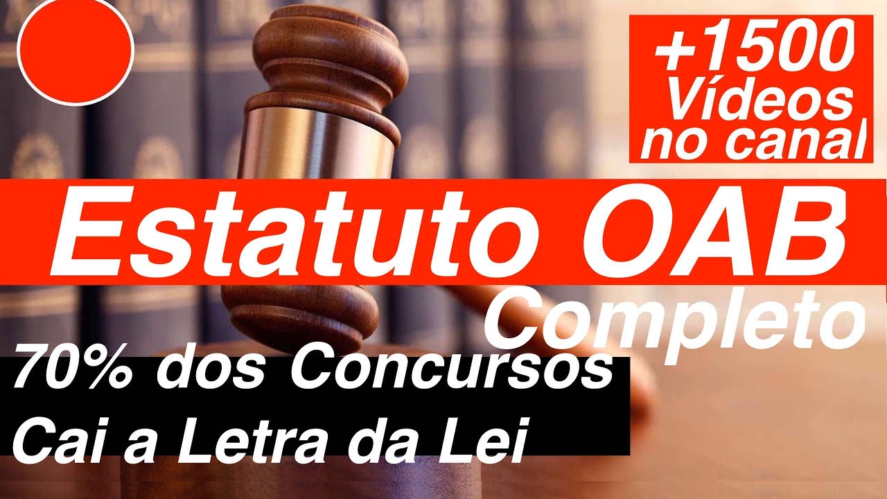 Estatuto da OAB Completo
