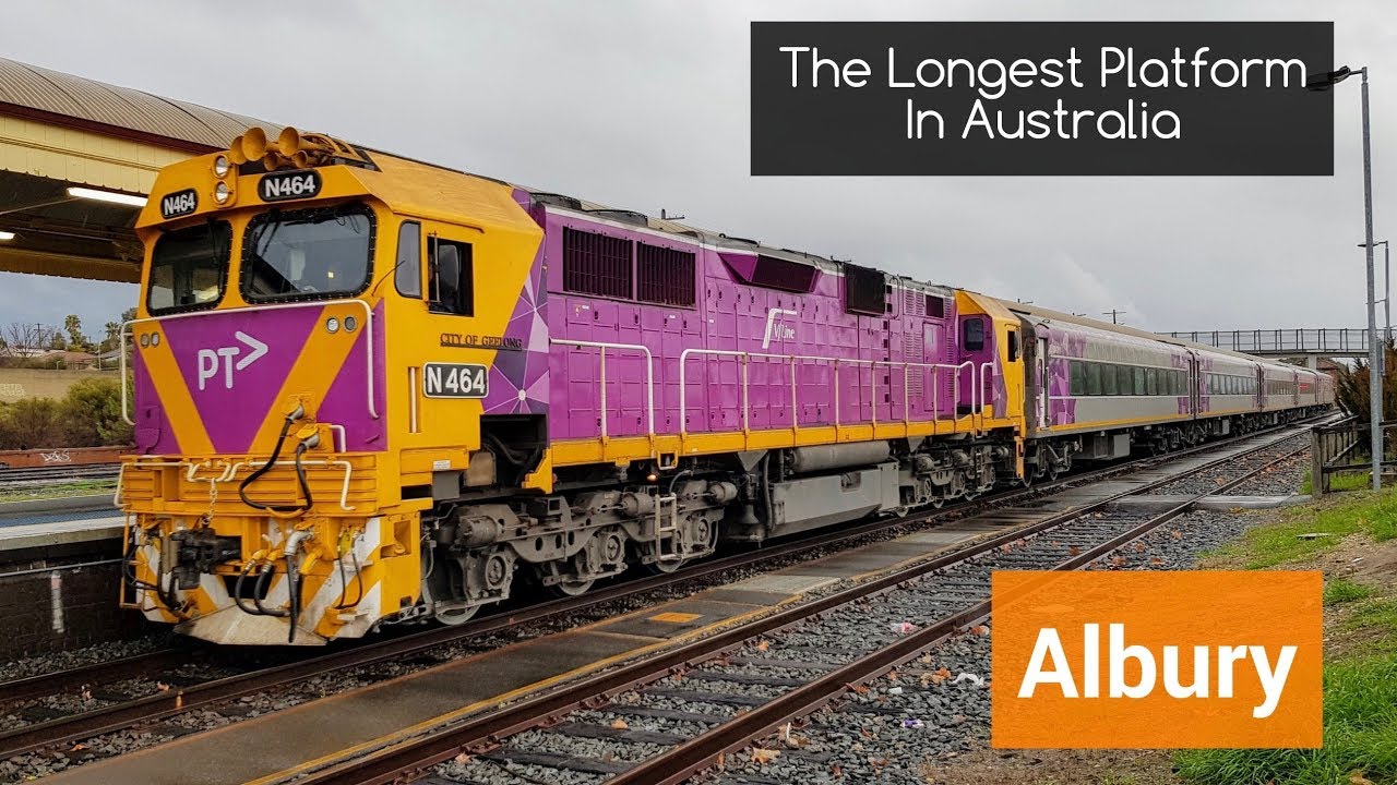 Sydney Trains Vlog 1582: Albury - The Longest Platform in Australia