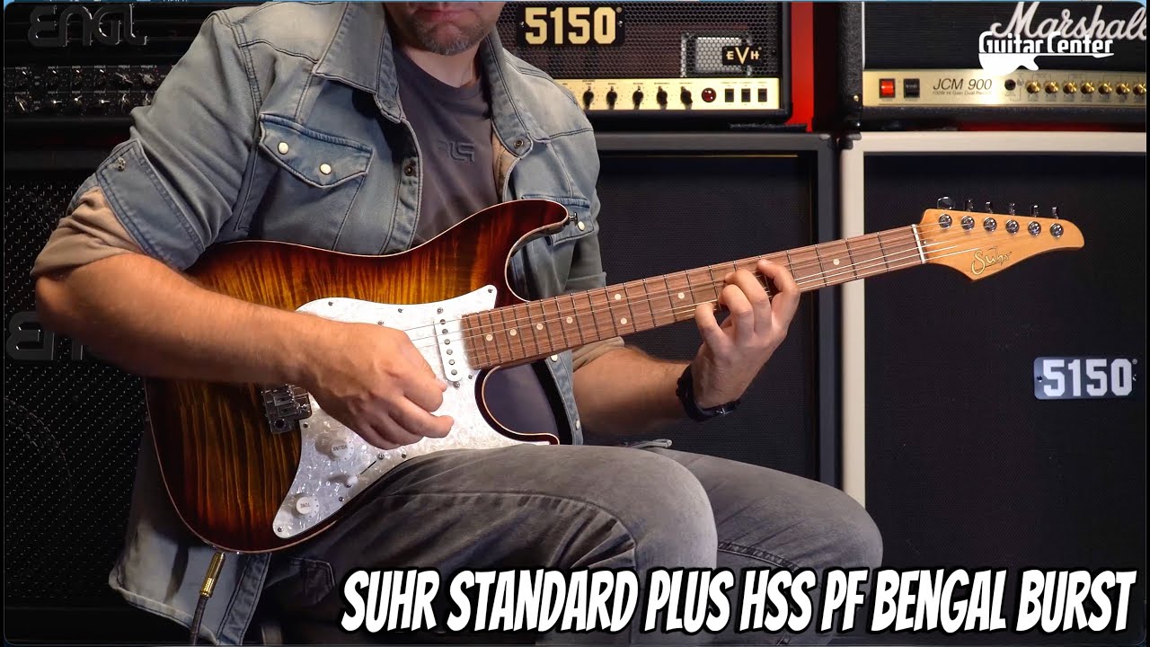 Suhr Standard Plus HSS PF Bengal Burst - butikowa gitara z USA | TV Guitar Center