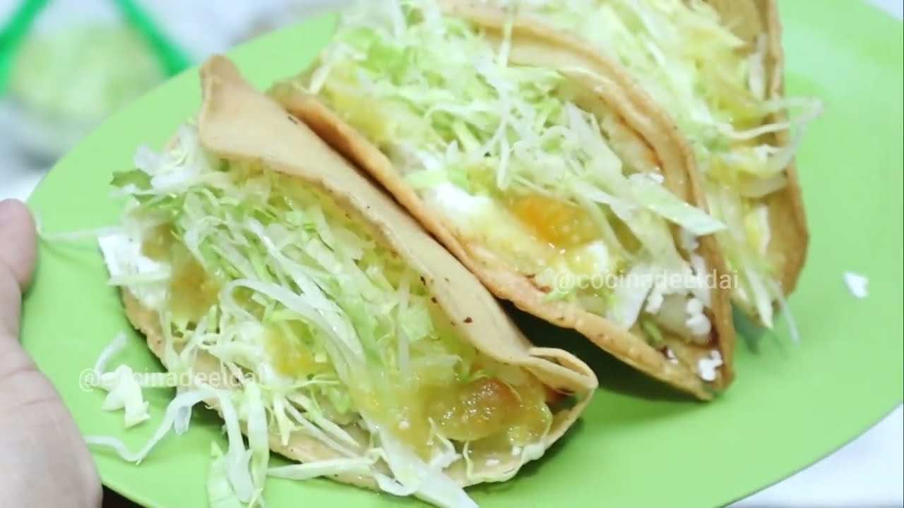 Cómo Hacer Tacos Dorados De Papa / Recetas para la cuaresma