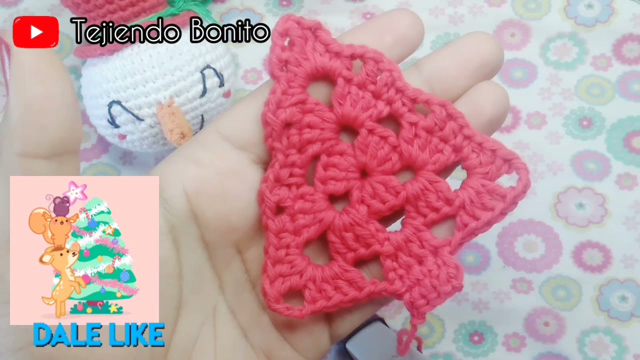 Вязаная крючком новогодняя ёлка 🎄 Вязаное рождественское украшение‼️ ОЧЕНЬ ПРОСТО 👏