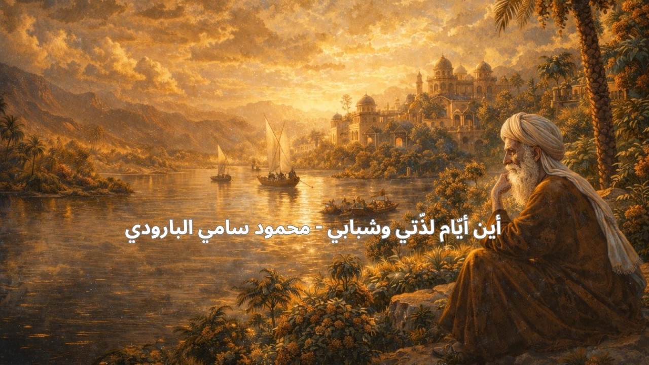 أين أيّام لذّتي وشبابي | رائعة البارودي