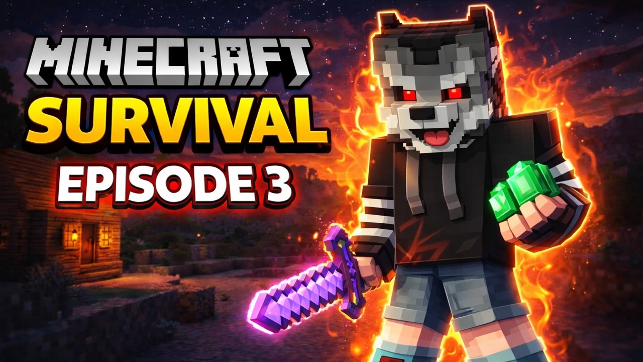 Minecraft Survival Indonesia #3 🔥 Petualangan Makin Seru! Upgrade Senjata & Eksplorasi