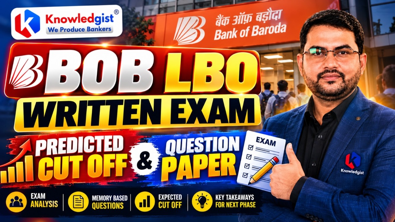 BOB LBO 2026 | Most Accurate Cut Off Prediction | Question Paper Analysis