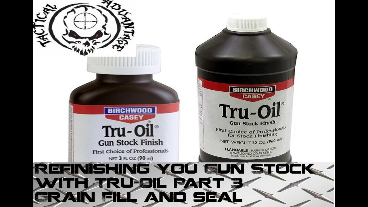 Как отреставрировать ложе ружья с помощью Tru-Oil, PT3, второго слоя/зернистой заливки и грунтово...