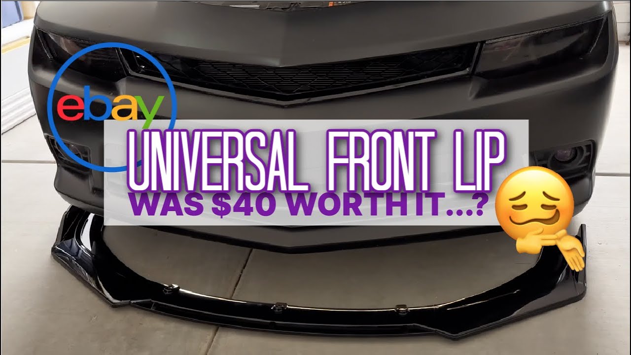 EBAY UNIVERSAL FRONT LIP on a 2015 Camaro | Was $40 worth it?