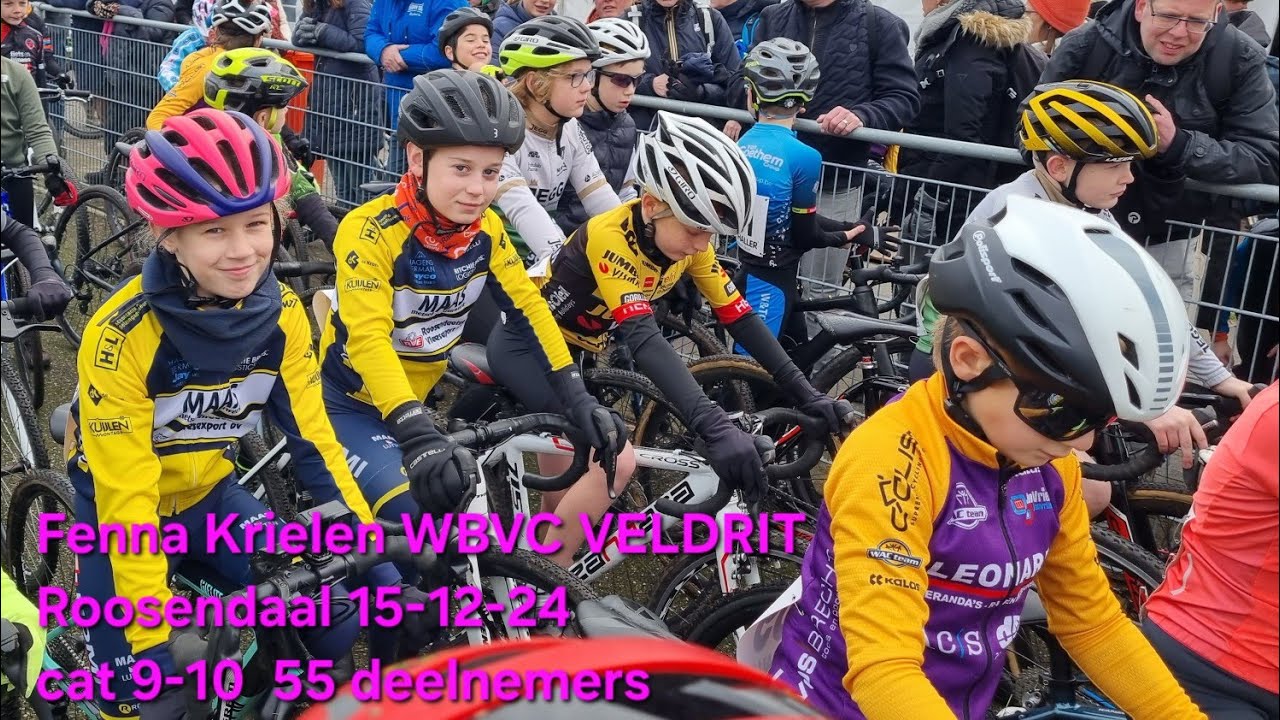 Laatste veldrit WBVC Roosendaal 15-12-24 Fenna Krielen