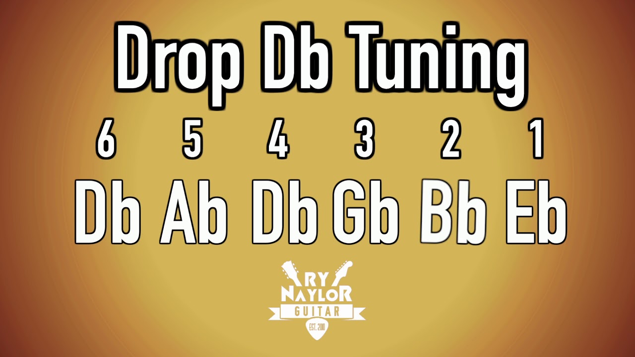 Drop D Flat Guitar Tuning Notes
