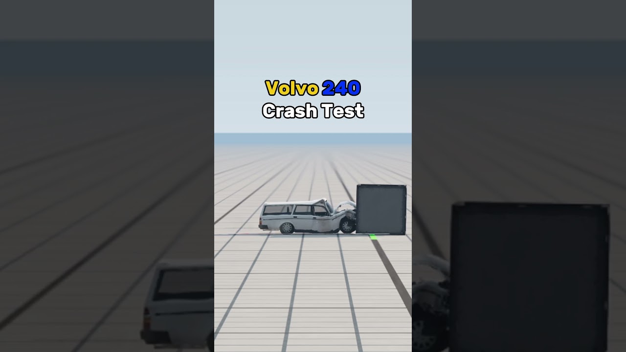 Volvo 240 crash test 