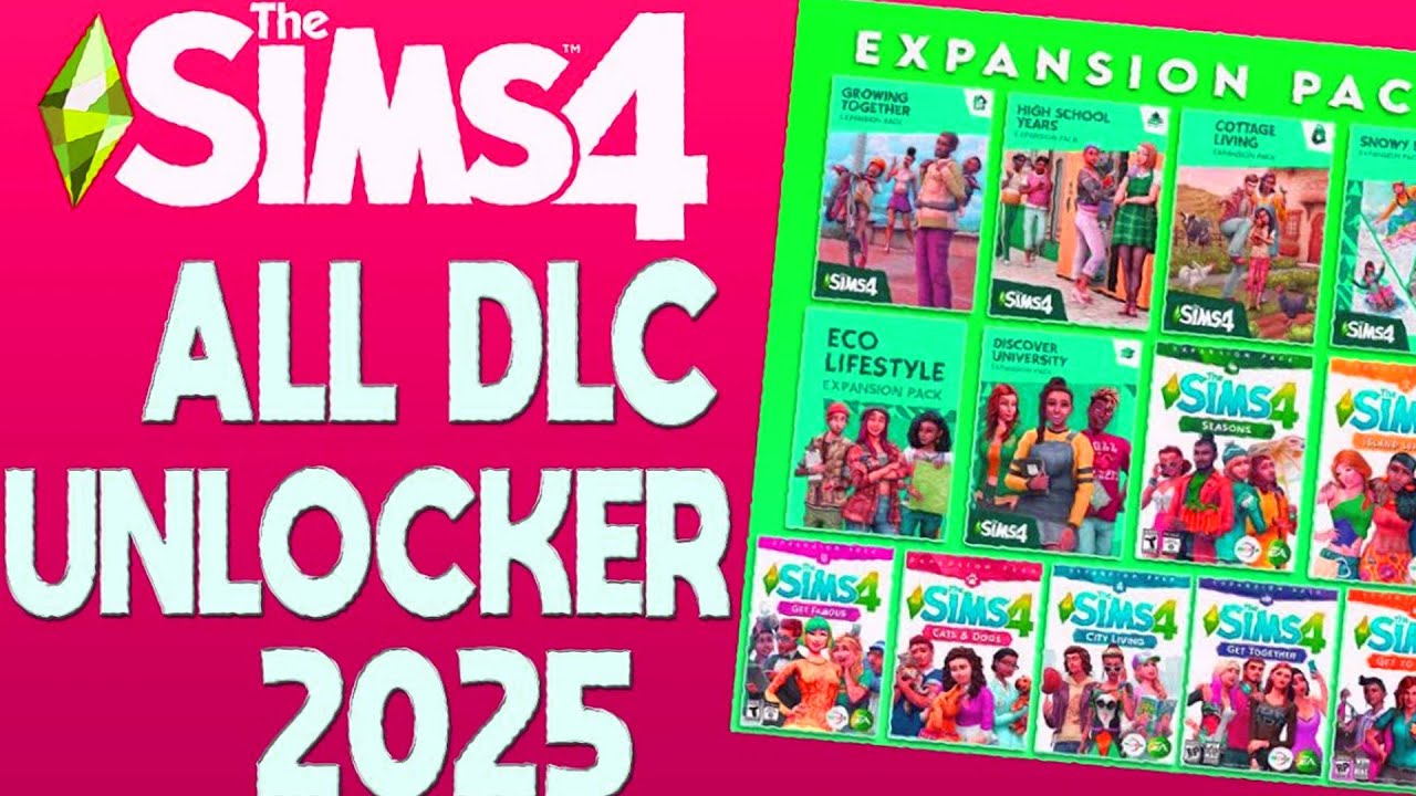 THE SIMS 4 DLC UNLOCKER ON PC 🟩 HOW TO DOWNLOAD ALL EXPANSION PACKS [DLC] AND INSTALL 🟩
