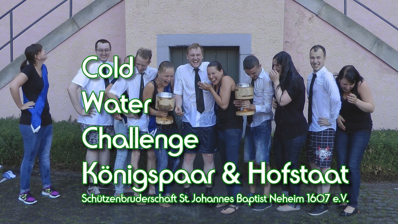 Cold Water Challenge 2014 Hofstaat mit Königspaar SBS St. Joh. Baptist Neheim 1607 e.V.