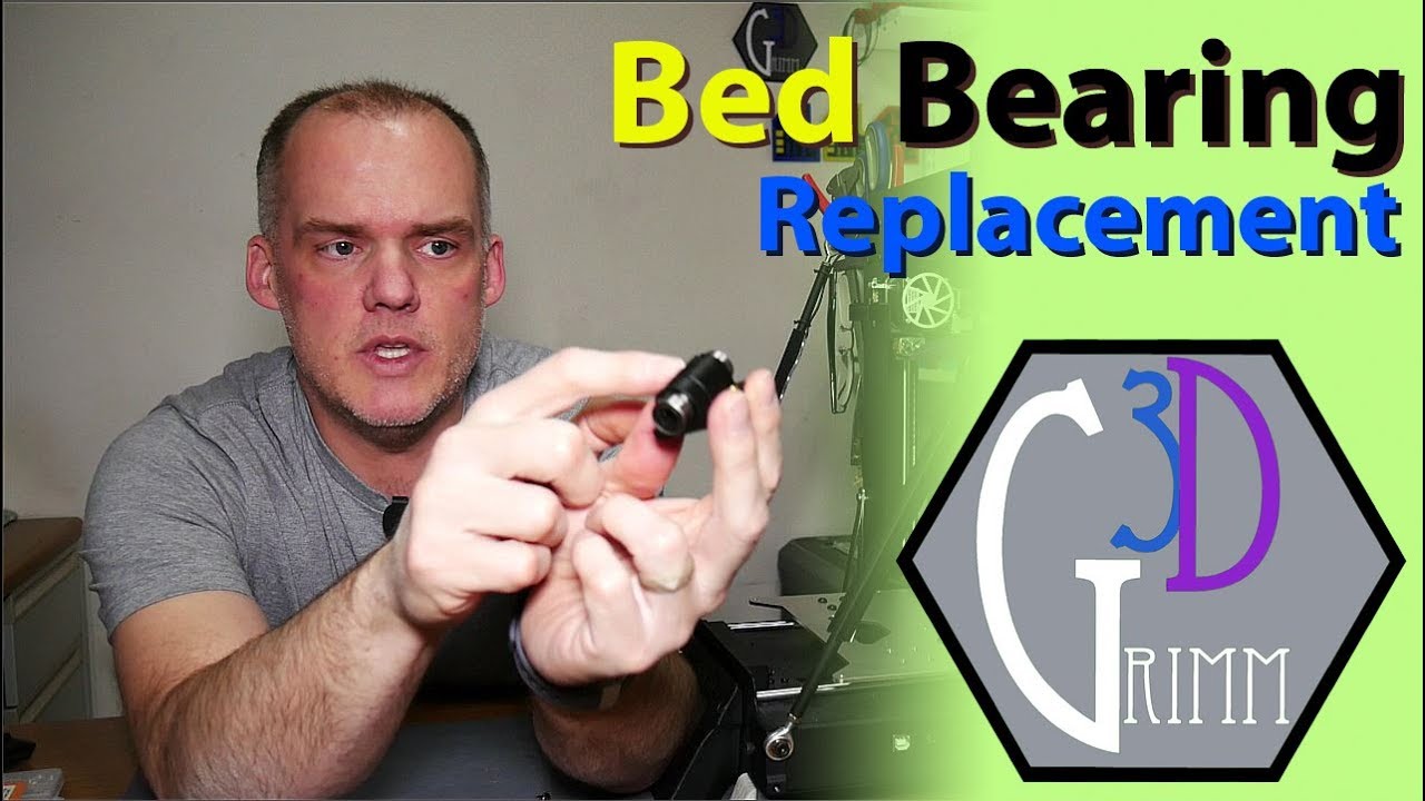 Bed Bearing Replacement: Monoprice Maker Select Plus / Wanhao i3