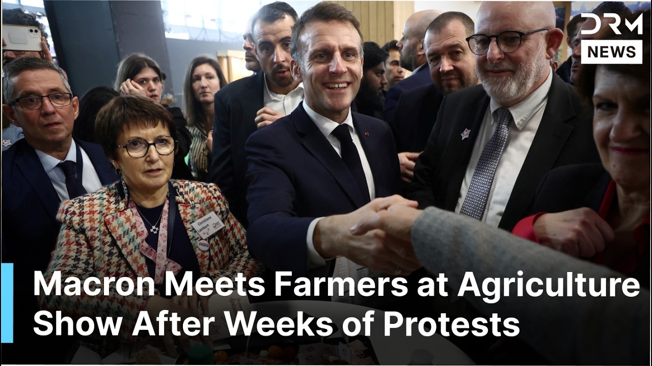 French President Macron Inaugurates Salon de l'Agriculture 2026 in Paris | DRM News | AC1F