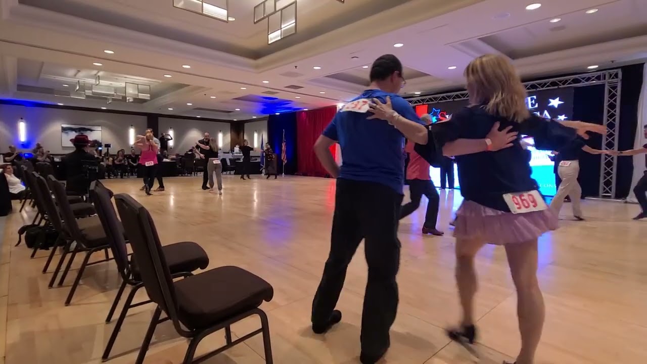 Hustle. Кэрри Ричардс, Пол Бишоп, Сидни Браун, Лили Оклер, Джеки Крис, Swing Dance America 2024.