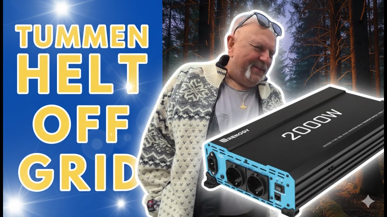 Installerar 2000 watt inverter från Renogy - Perfekt för Fricamping!