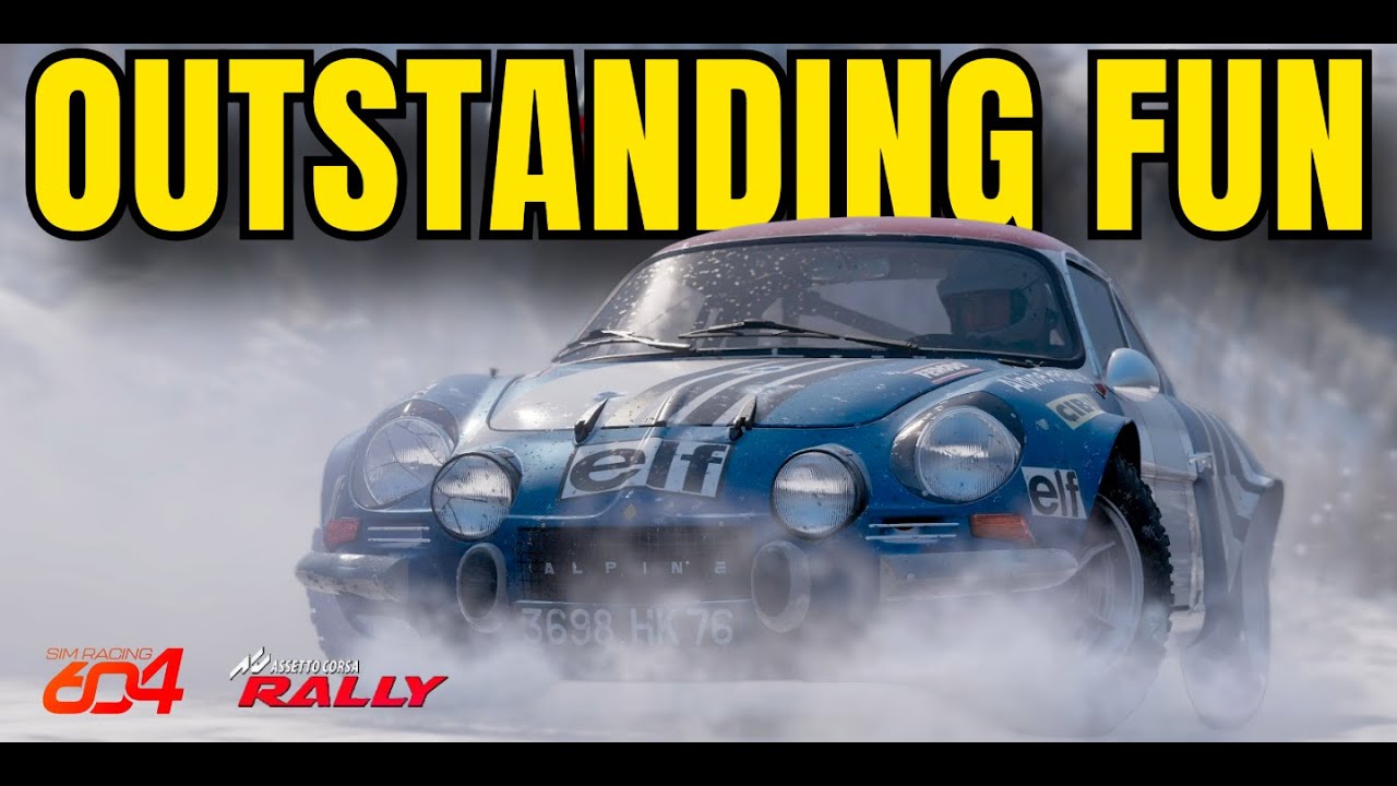 Снег полностью меняет ощущения от вождения в Assetto Corsa Rally.