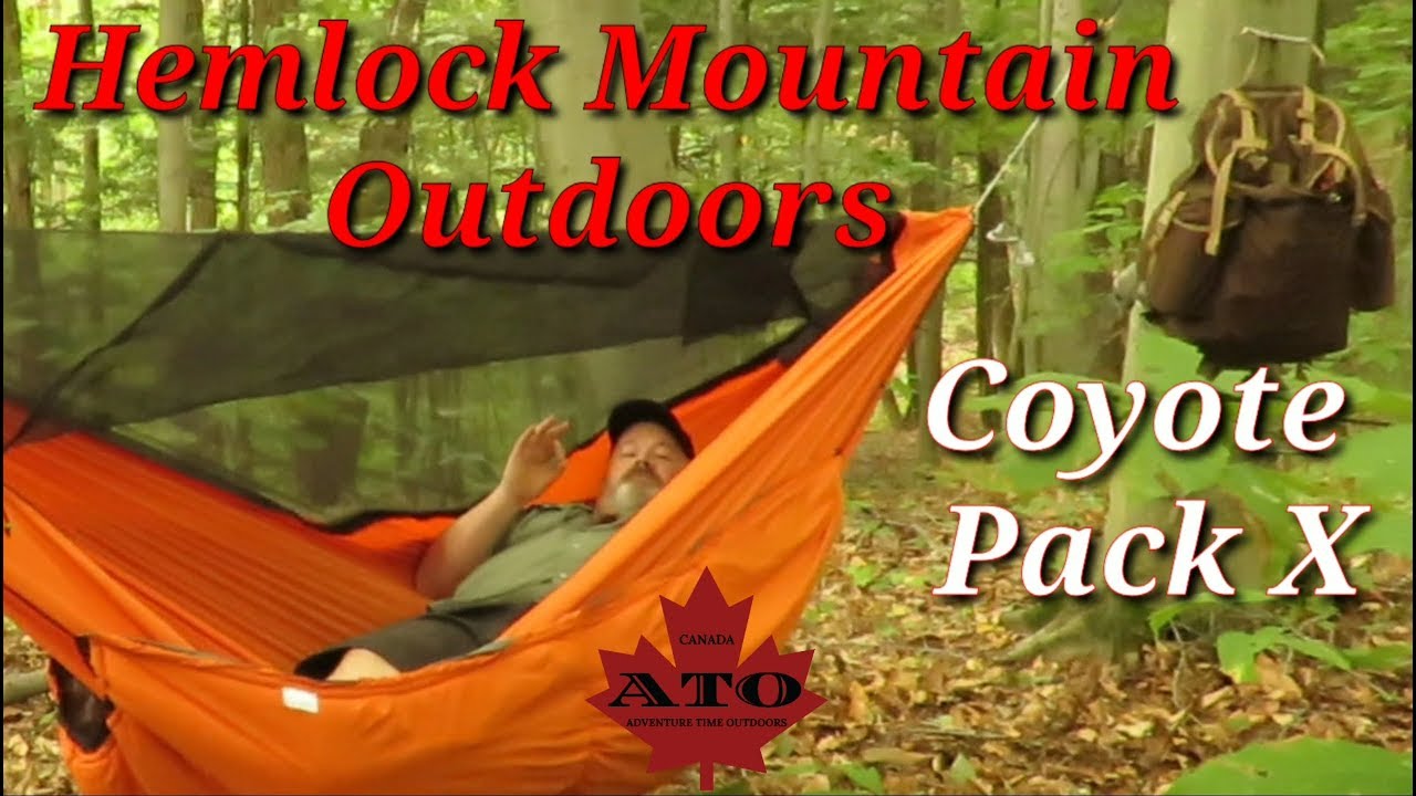 Hemlock Mountain Outdoors Coyote Pack x first hang