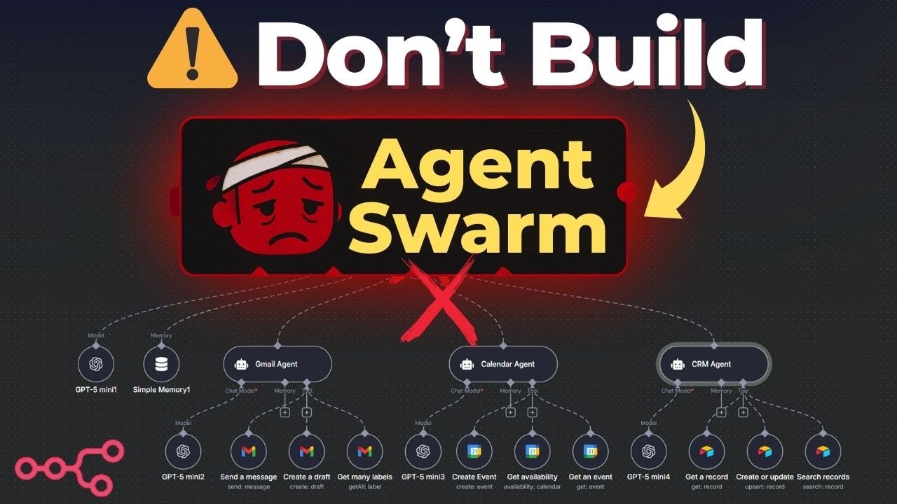 STOP building AI Agent Swarms in n8n (They're Broken) | n8n AI Agent Swarm Issues
