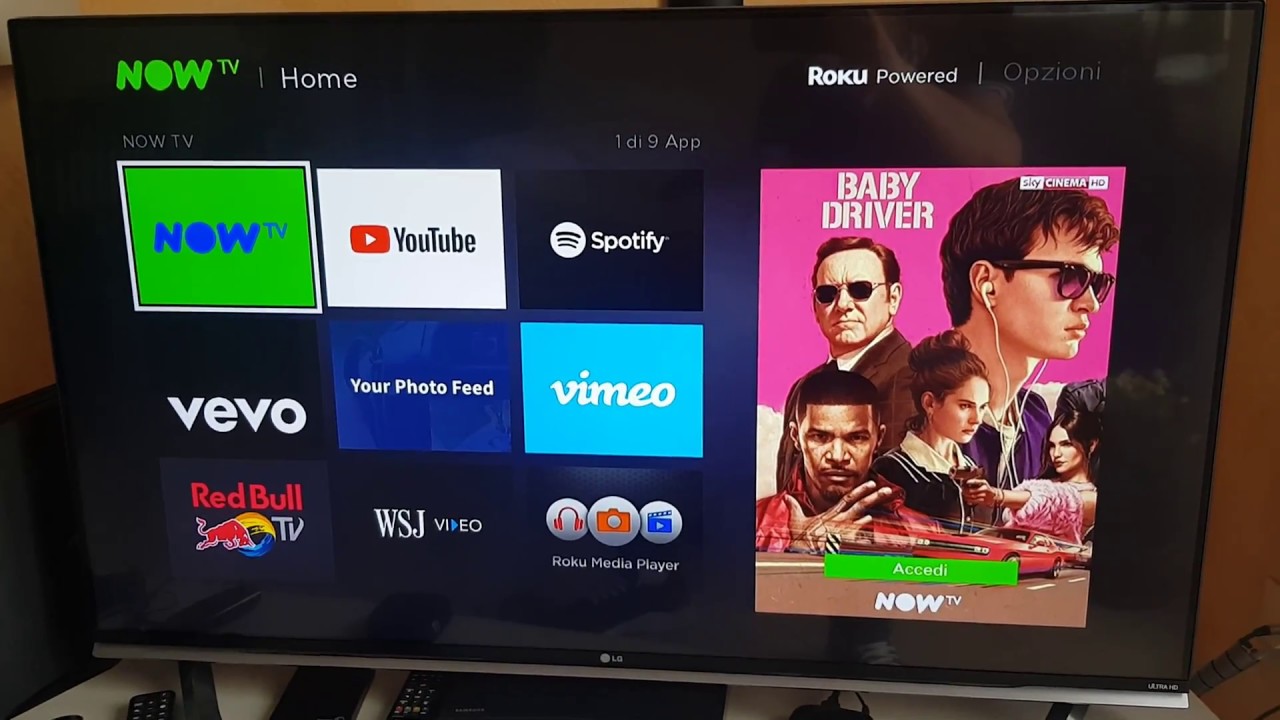 Now tv ,approfondimento e primo utilizzo