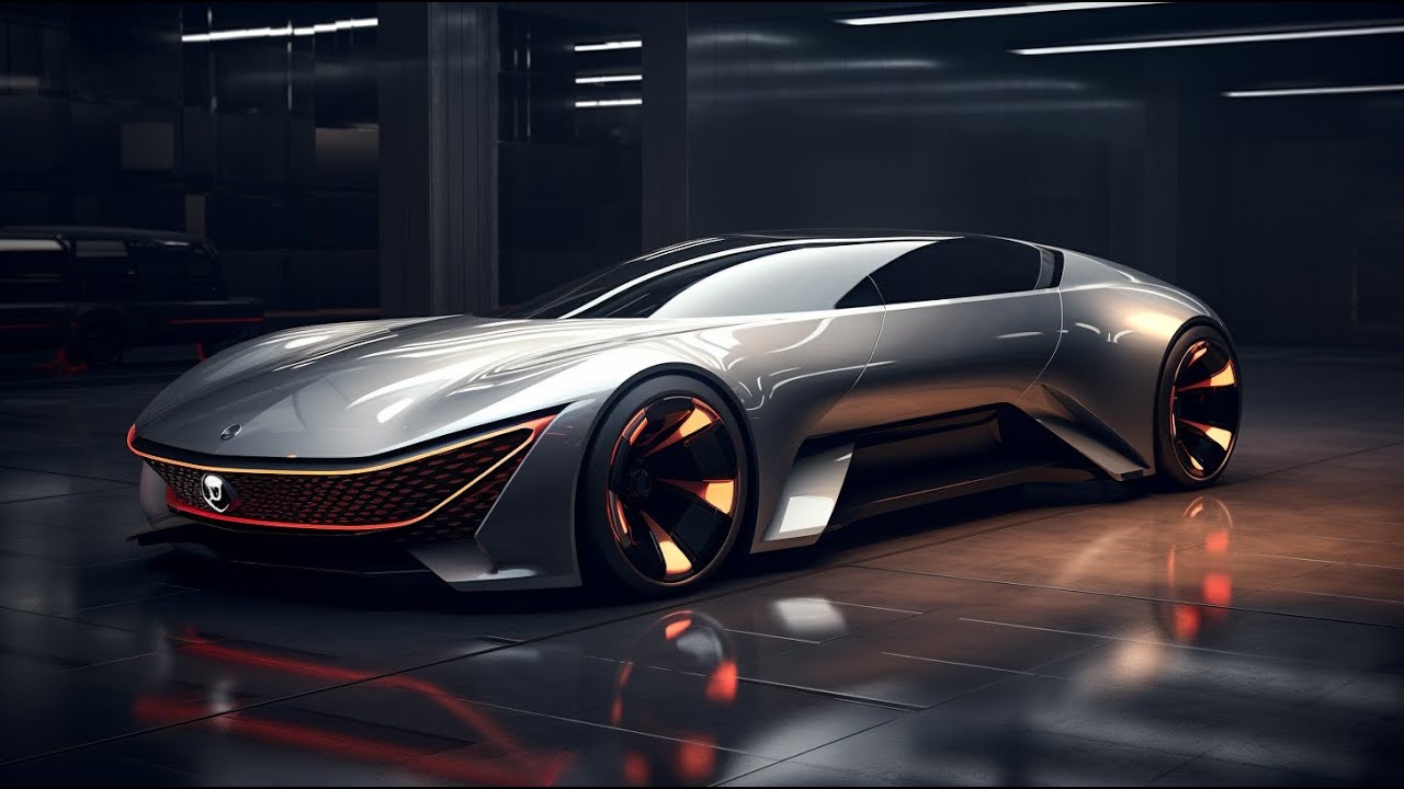 Concept Futuristic Luxury Sedan