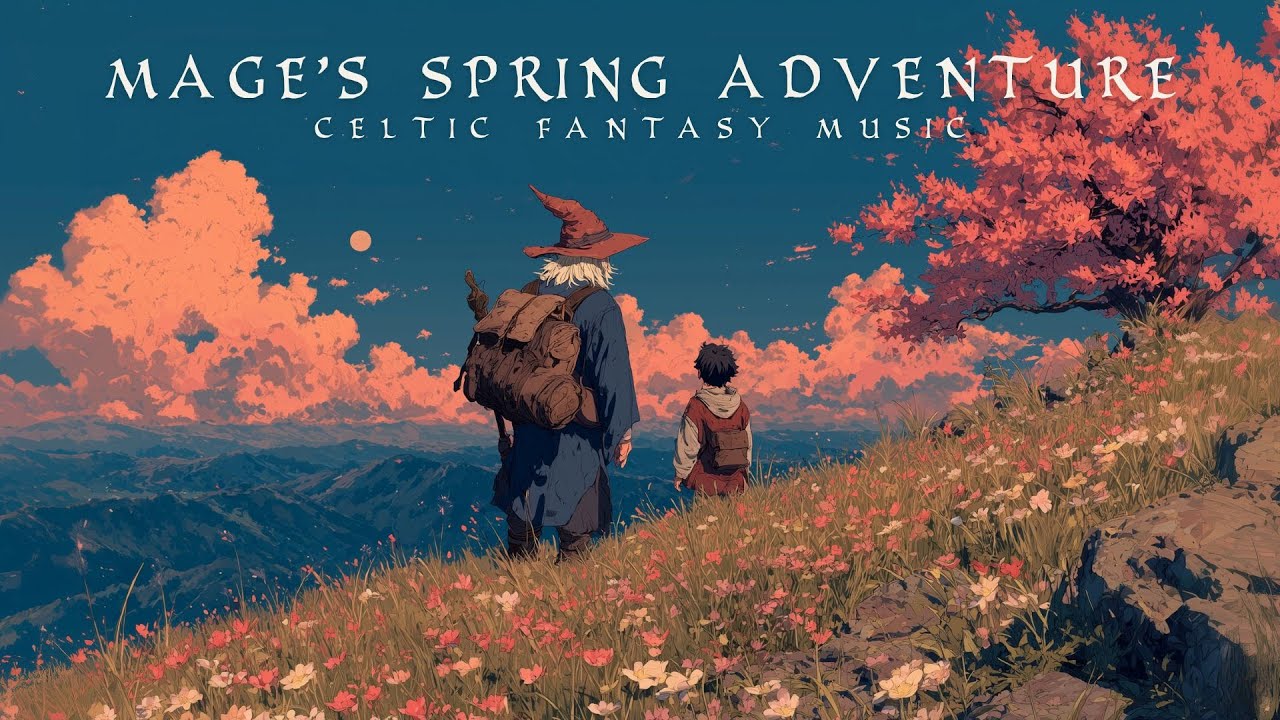 Mage's Spring Adventure - Fantasy Celtic Ambience | Relaxing Medieval Music
