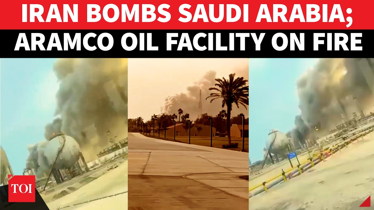 Iran BOMBS Saudi Arabia; Aramco Facility Hit, Oil Supply Halted As War Spirals Out Of Control